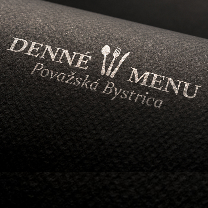 tvorba loga: Denné menu PB